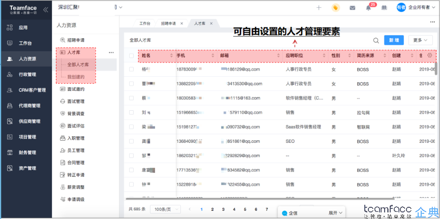 專業(yè)hr人事管理軟件定制開發(fā)